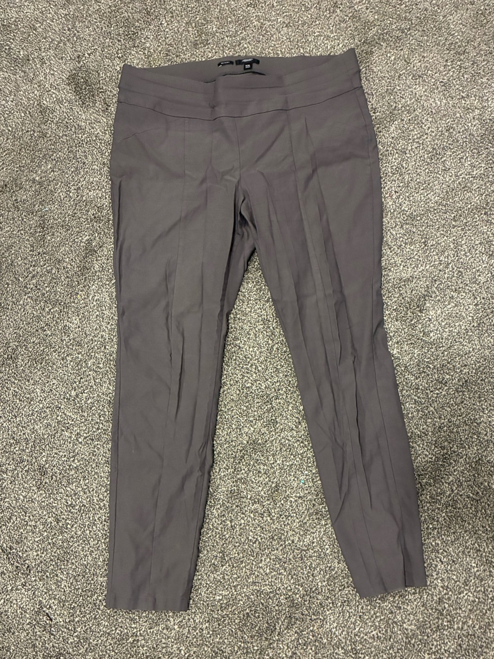 Simply Vera Vera Wang Slim Ankle Pants - Charcoal Gray